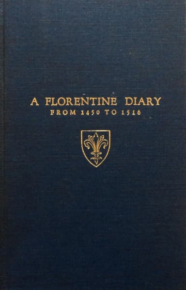 A Florentine Diary from 1450 to 1516